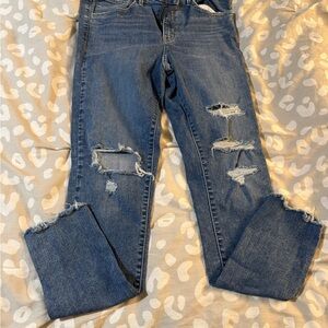 Levi Strauss 720 High Rise Super Skinny Distressed  Women's Jeans